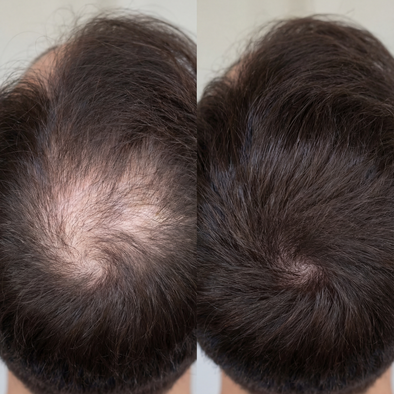 Before and after results