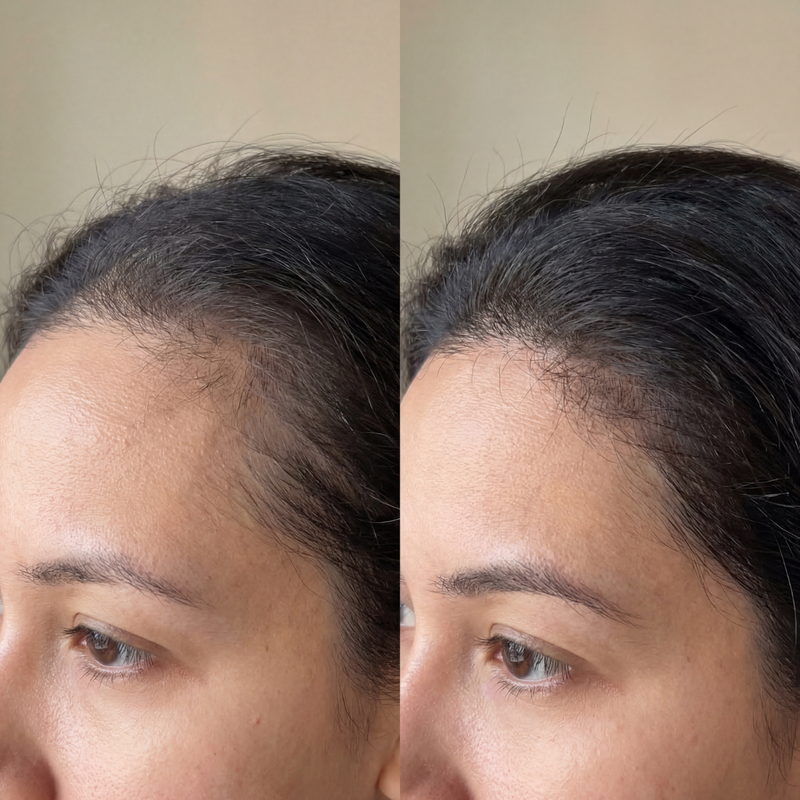 Before and after results
